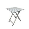 Aluminum Camping Table, Silver