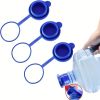 Universal Water Dispenser Replacement Caps - 3-Piece Set with Enhanced Seal for 3 & 5 Gallon 55mm Bottles
