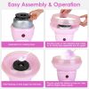 Cotton Candy Maker Portable Cotton Candy Machine Electric Cotton Candy Express for Kids Christmas Gift Birthday