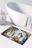 Ghosts Spooky Halloween Memory Foam Kitchen Mat Machine Washable Anti-Fatigue Mat Cushion Comfort Bath Mat or Kitchen Rug