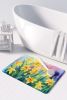 Daffodils in Watercolor Memory Foam Kitchen Mat Machine Washable Anti-Fatigue Mat Cushion Comfort Bath Mat or Kitchen Rug