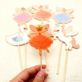 Cartoon Decoration Flag 6pcs-4868 (Option: 6926398654868)