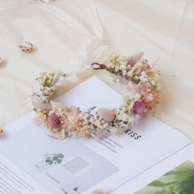 Baby Breath Crown, Dried Crown, Bride Crown, Wedding Crown, Daily Crown, Party Crown, Birthday Crown. (Option: Child)