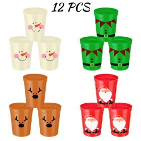 12 Pcs Christmas Drink Cups (Option: W13688177)