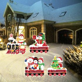 4PCS Christmas Garden Decorations (Option: W13254262)
