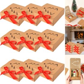 10pcs Christmas Gift Boxes (Option: W13278818)