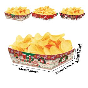 36 Christmas Paper Food Trays (Option: W13254285)