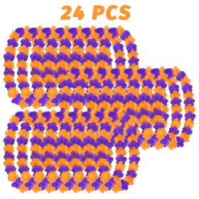 24 Pcs Halloween Leis Hawaiian Leis (Option: W13732760)