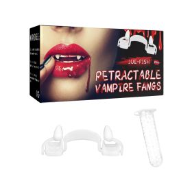 Retractable Vampire Fangs Party Dance Fangs Spoof Teeth Halloween Costume (Option: 2pcs)