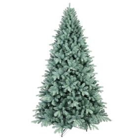 Artificial 6ft Blue Green Tint Christmas Tree With 1390 PE PVC Mixed Branch Tips, Memory Wire Iron Wire, Hinged Premium & Foldable Base For Indoo (Option: Default title)