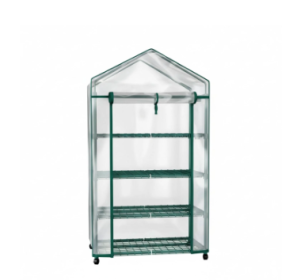 Outdoor And Indoor Small Greenhouses, Portable Greenhouses, Multi-layer Plant-growing Racks With Polyethylene Covers (Option: 27CL)